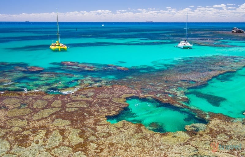 Rottnest Island Western Australia (25) boats in the ocean